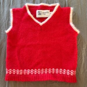 Johnstons of Elgin Cashmere Baby Sweater Vest. Size 12 months.